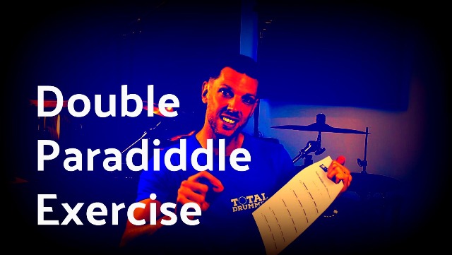 Double paradiddle exercise