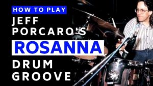 how to play rosanna, jeff porcaro, toto, half time shuffle