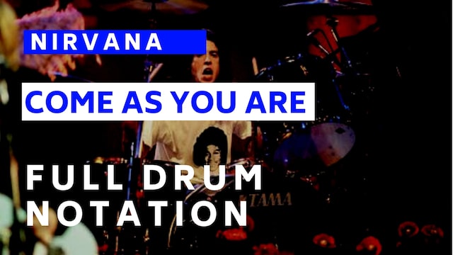 Come As You Are Drum Notation Total Drummer Online Drum Lessons 3634