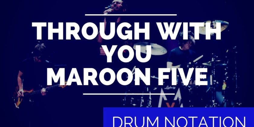 Maroon Five drum notation