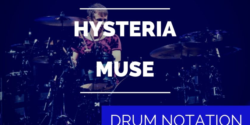 Hysteria Drum Notation