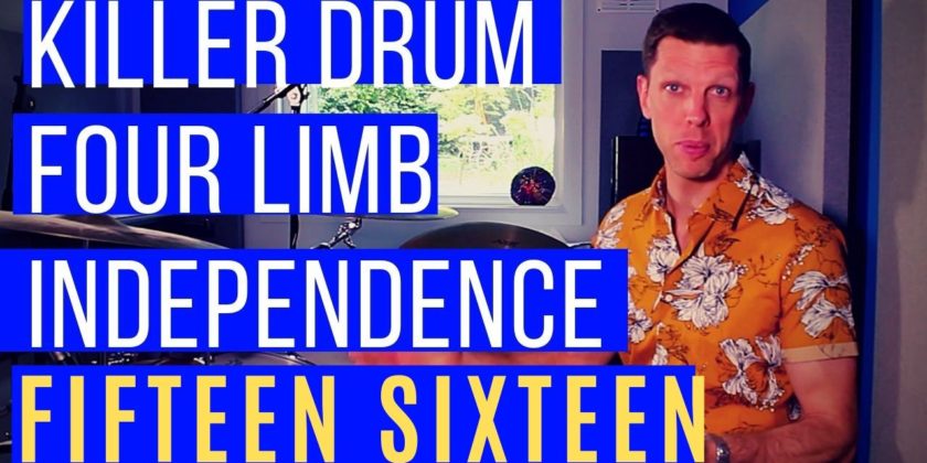 KILLER Hi-hat Pedal Drum Groove in Fifteen Sixteen