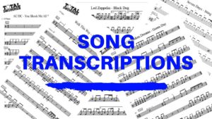 drum transcription, drumk chart, drum sheet music