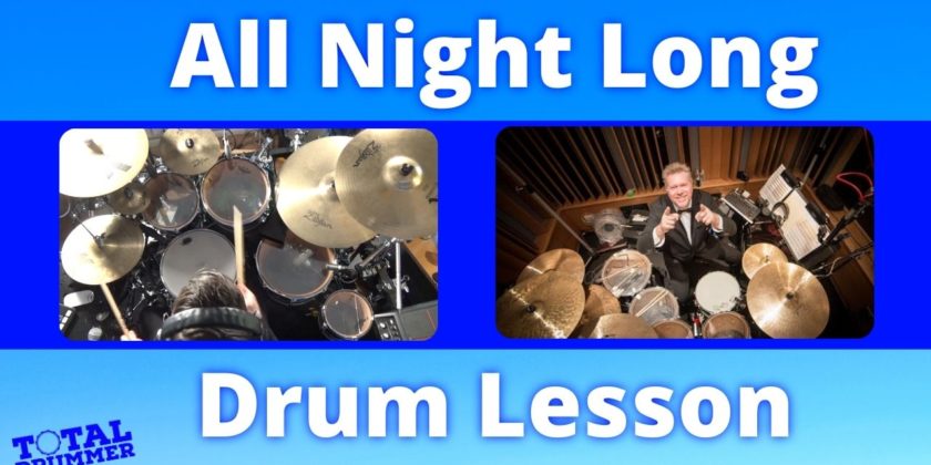 All Night Long Drum Lesson