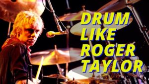 how to drum like Roger Taylor, queen, crazy little thing called love