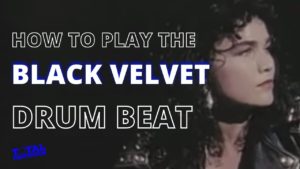 Black Velvet Drum Beat, rock shuffle