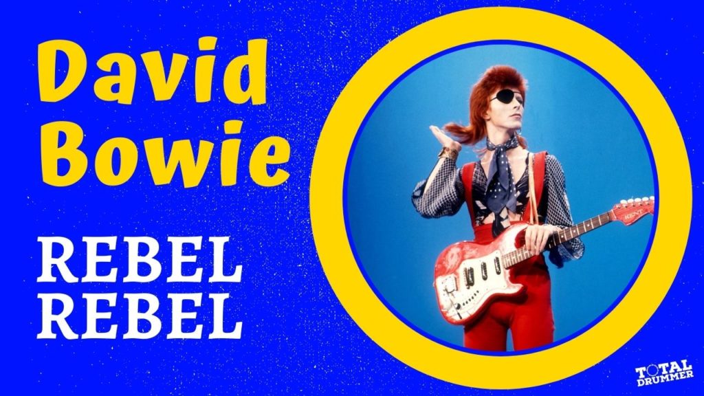 Rebel Rebel Drum Notation, David Bowie, Aynsley Dunbar