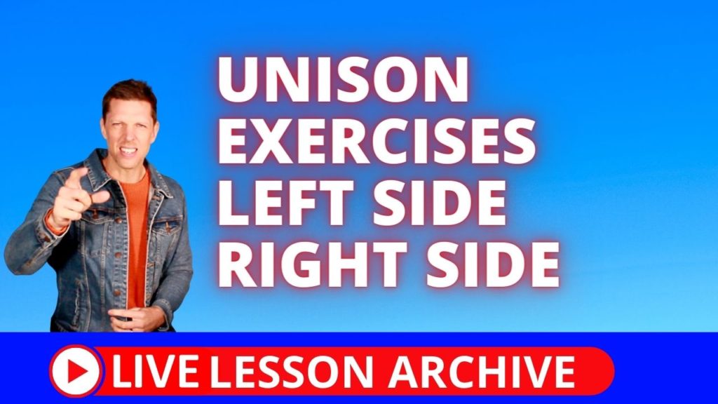 unison exercises, four limb independence, drum independence