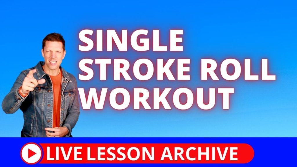 single stroke rolls, rudiments, single stroke roll, Single Stroke Roll HIIT Workout