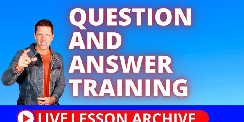 Question and Answer Training