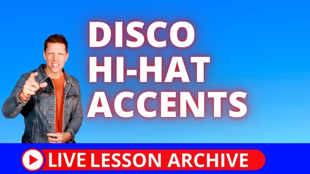 Disco Hi-hat Accents, 16 beats