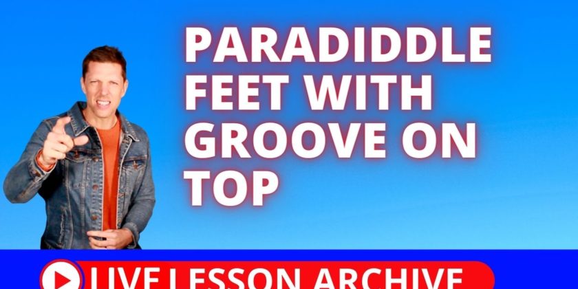 Paradiddle Feet With Groove On Top