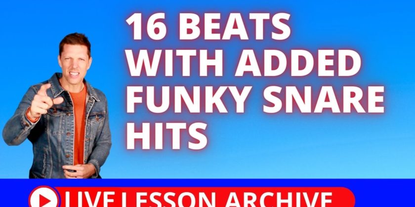 16 Beats With Added Funky Snare Hits