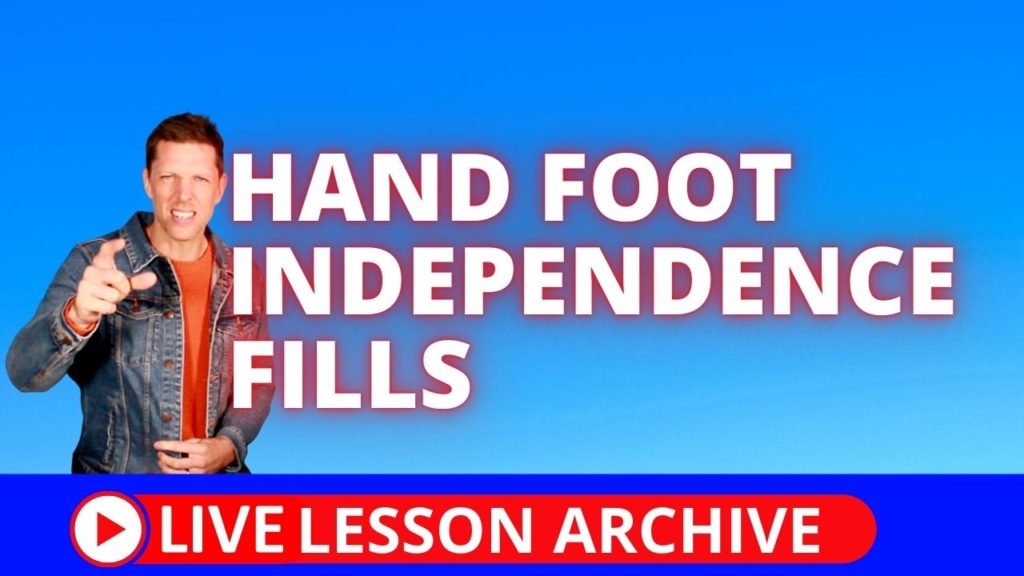 Hand Foot Independence Fills Drum Lesson