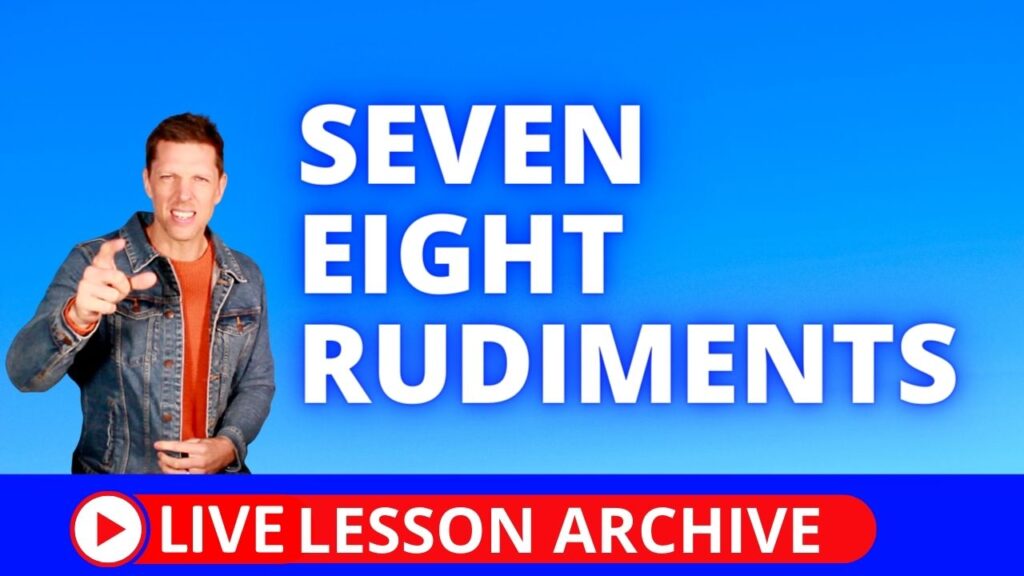 odd time, Seven Eight, Rudiments, Seven Eight Rudiment Beats