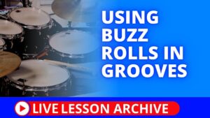 Using Buzz Rolls In Grooves | Drum Roll Beats | Press Roll Beats