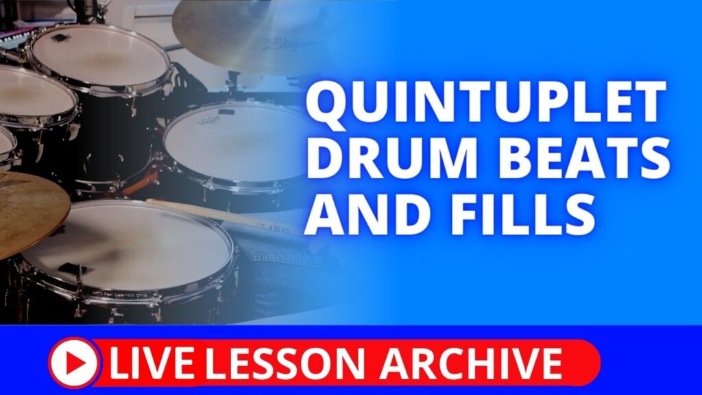 Quintuplet Drum Beats and Fills