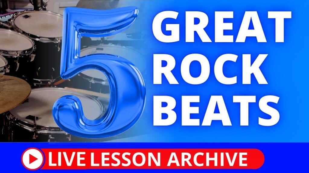 Five Great Rock Beats, rock drum beats