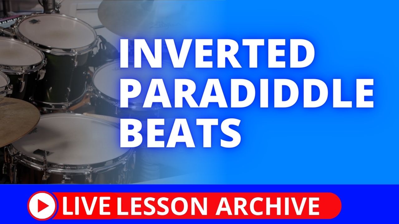 Inverted Paradiddle Drum Beats | Total Drummer | Online Drum Lessons