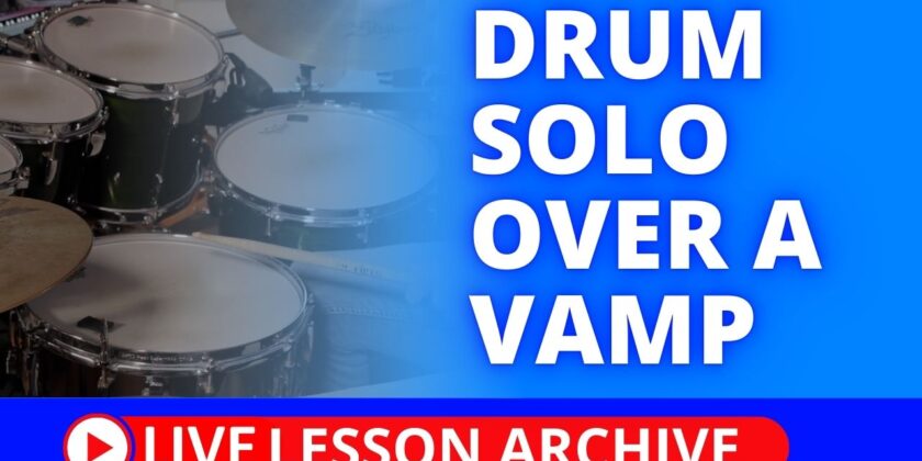 Drum Solo Over A Vamp