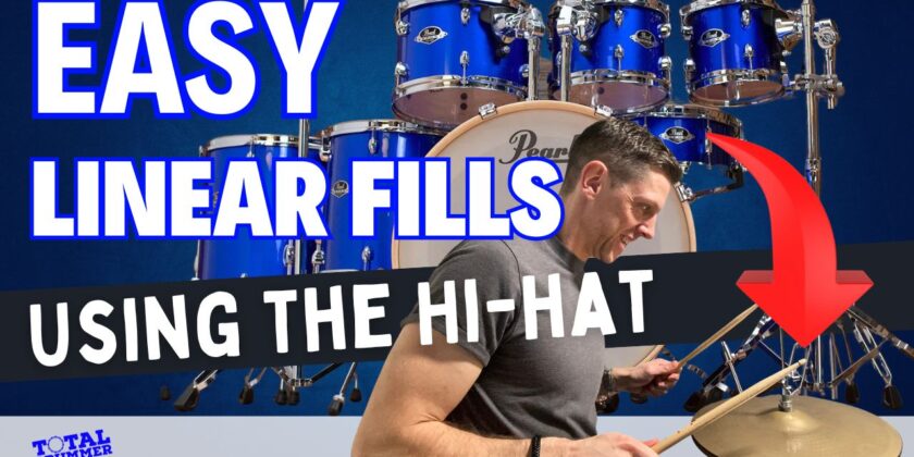 EASY Linear Drum Fills Using The Hi hat